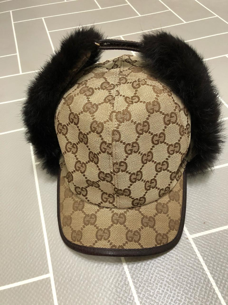 (정품) 구찌 귀달이 털모자