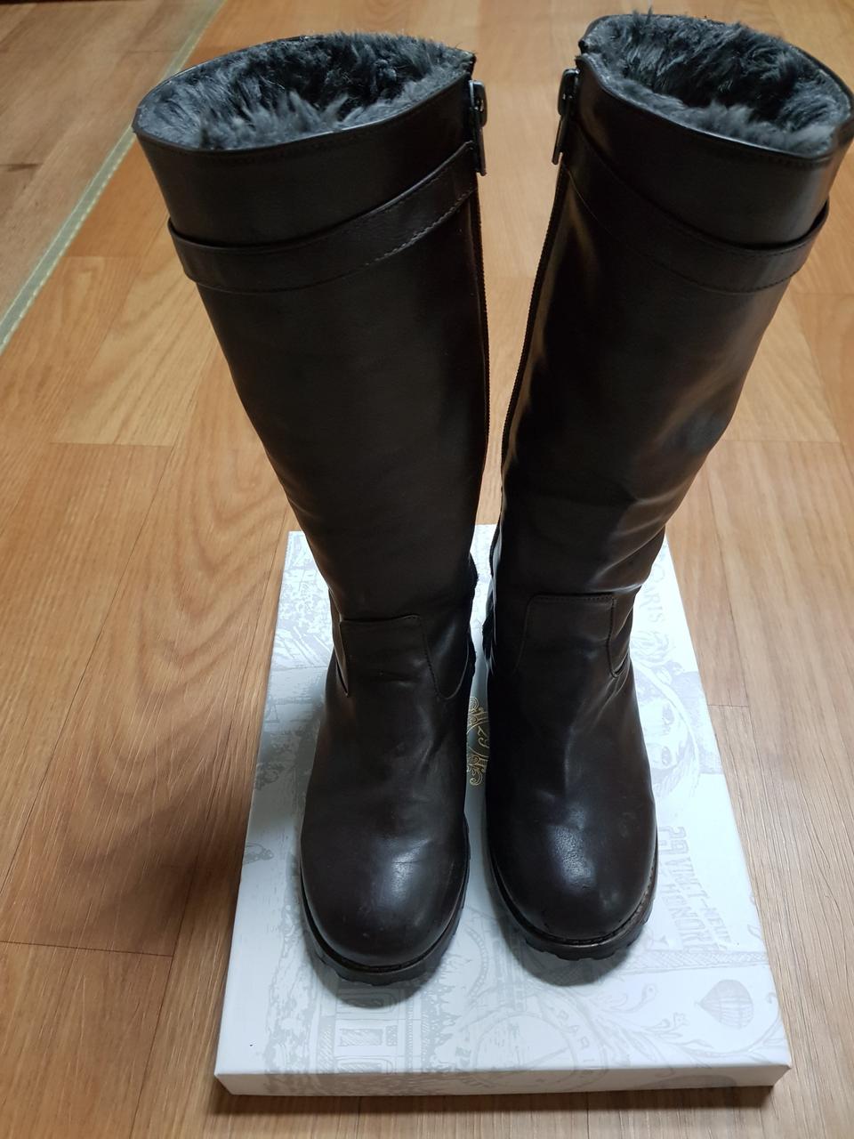 여아가죽퍼부츠