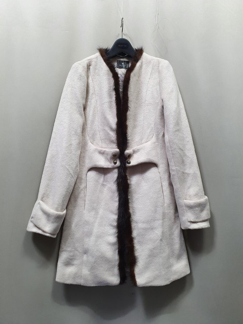 특가새상품)리얼 밍크트리밍 울코트