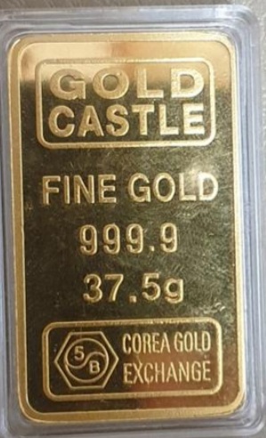 순금 바(10돈) 팝니다.