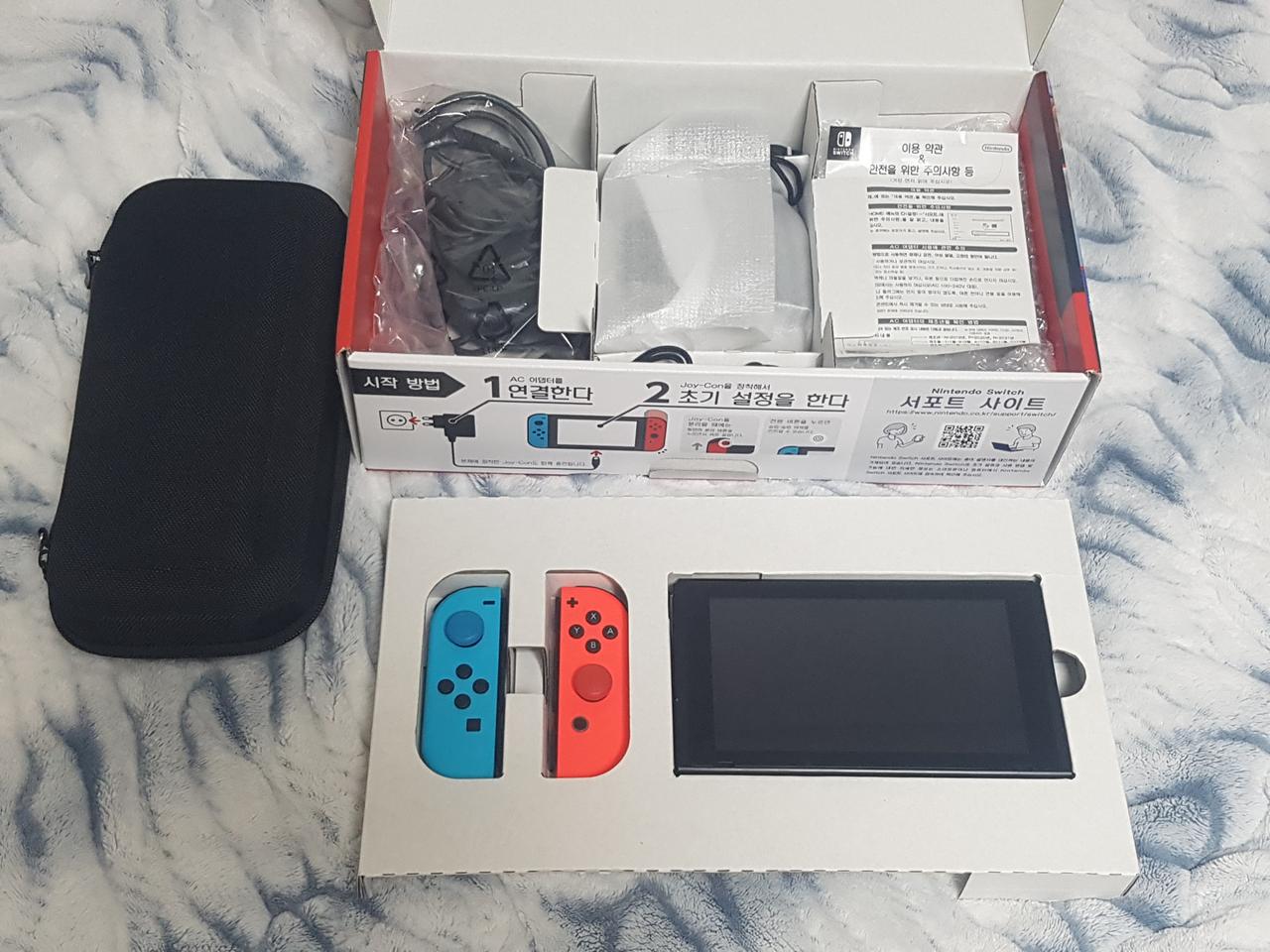 닌텐도 스위치 배터리 개선 신형 팝니다.