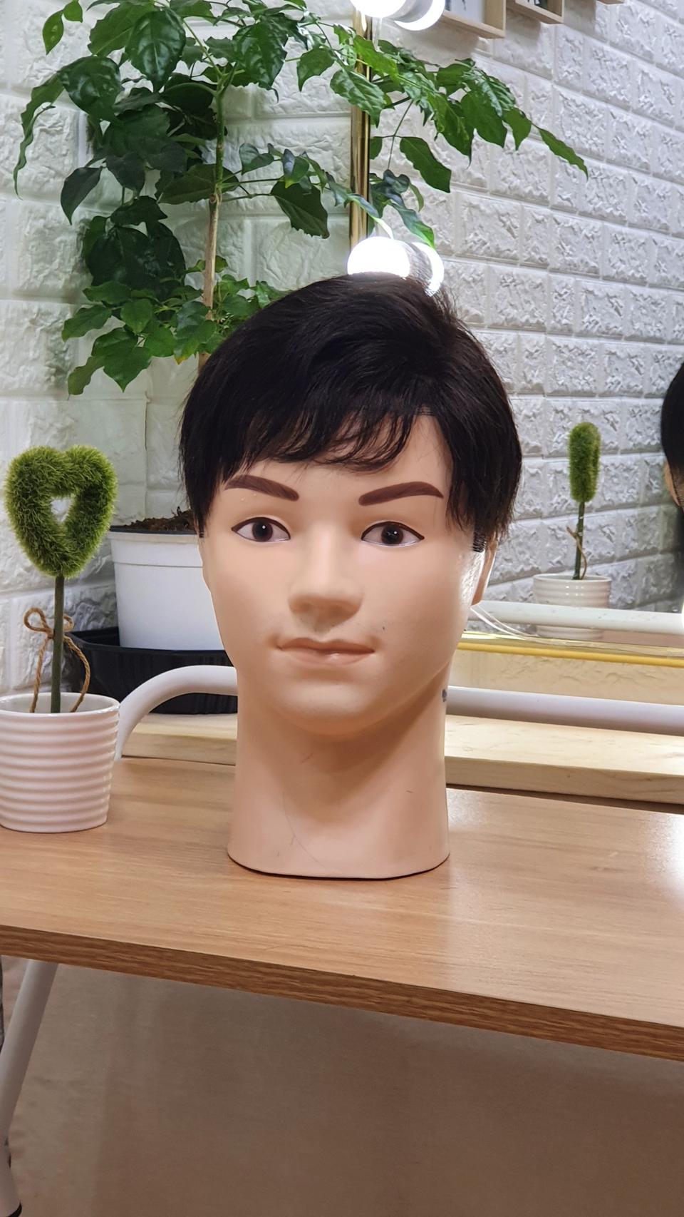 (새상품)인모 남성 부분가발,남자 부분가발