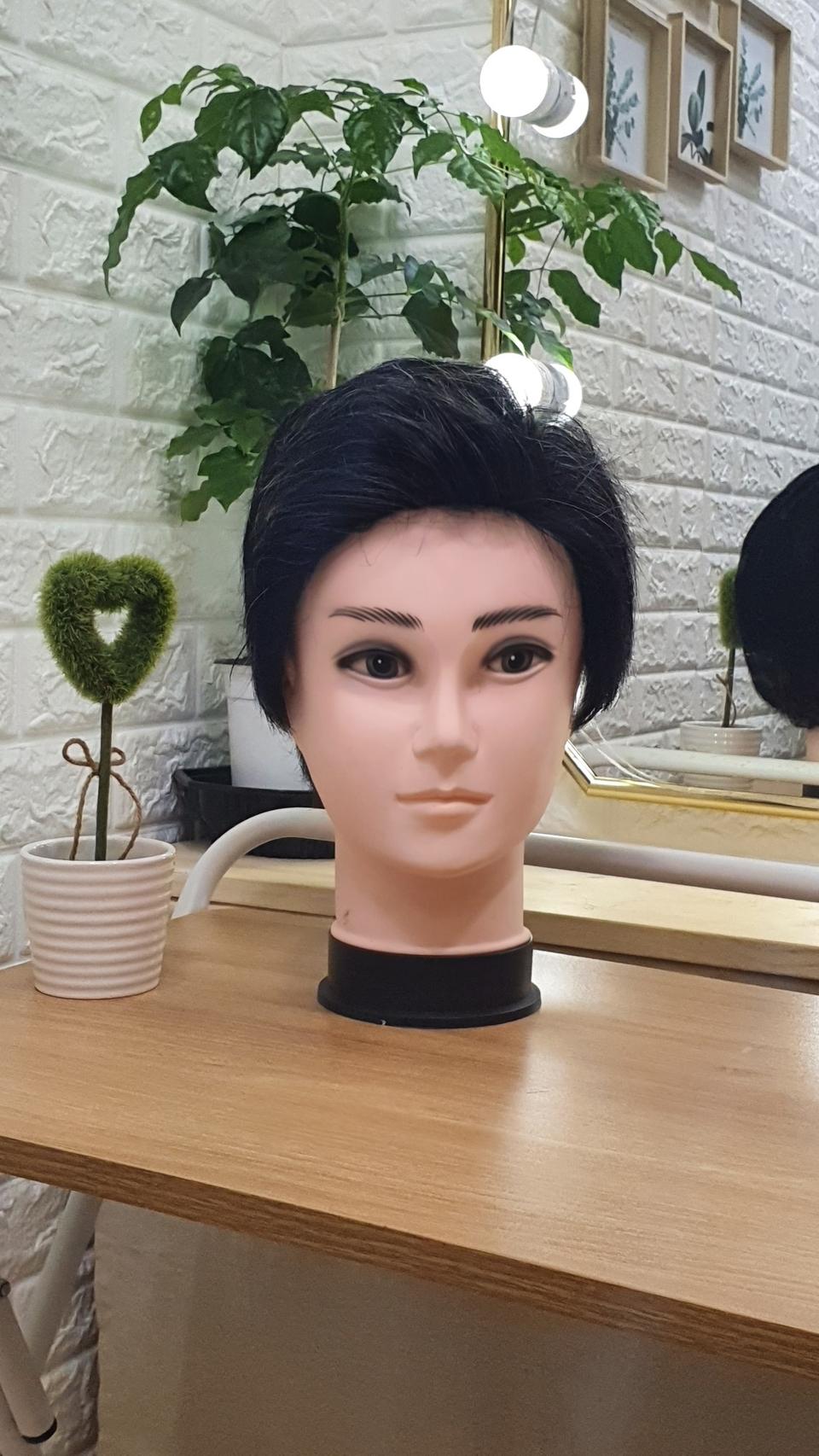 (새상품)인모 남자가발,남자통가발,남성가발,부분가발