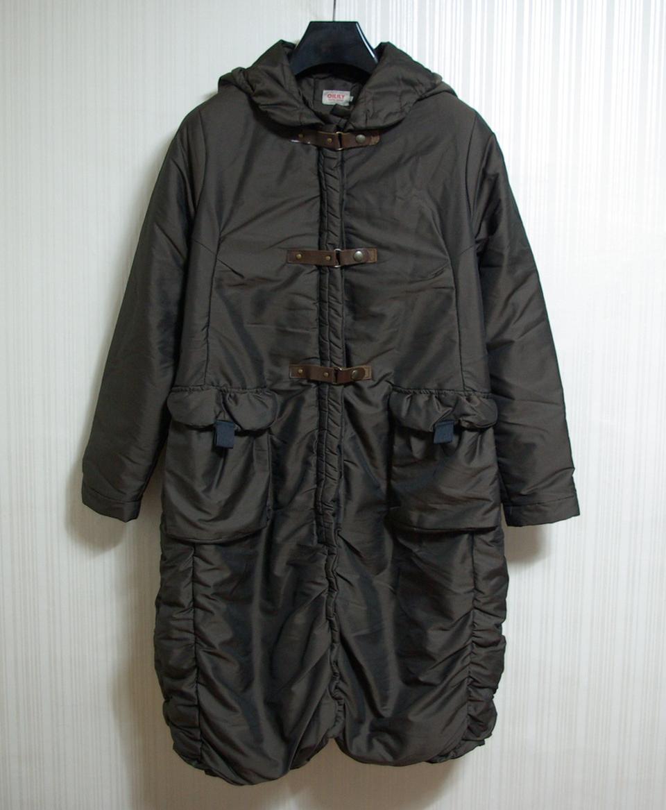 오일릴리 DUTCH DESIGN 후드탈부착 여성롱패딩 100