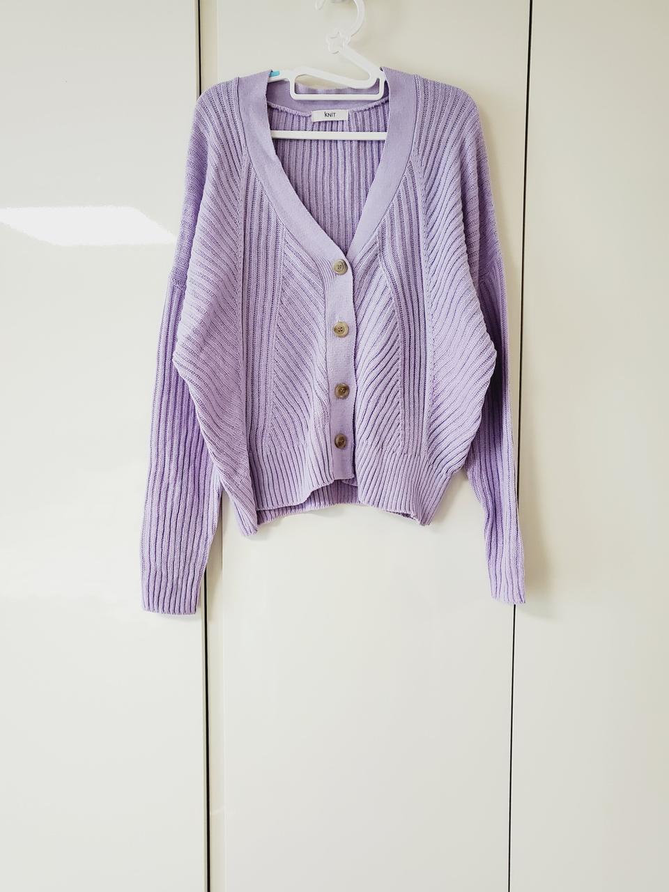 (새상품) 연보라 가디건