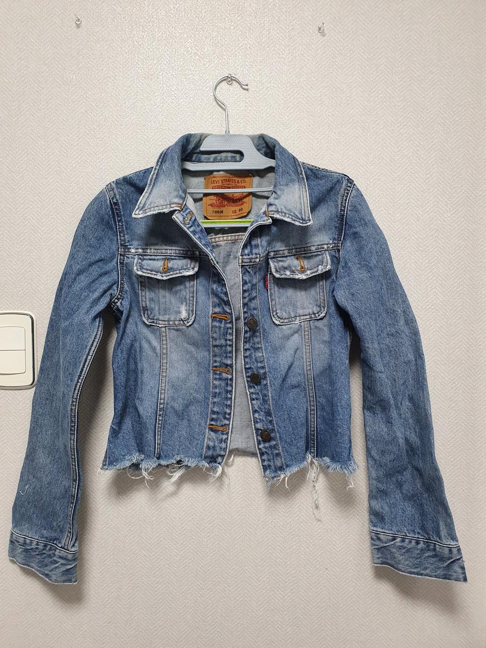리바이스 청자켓 여성용  90