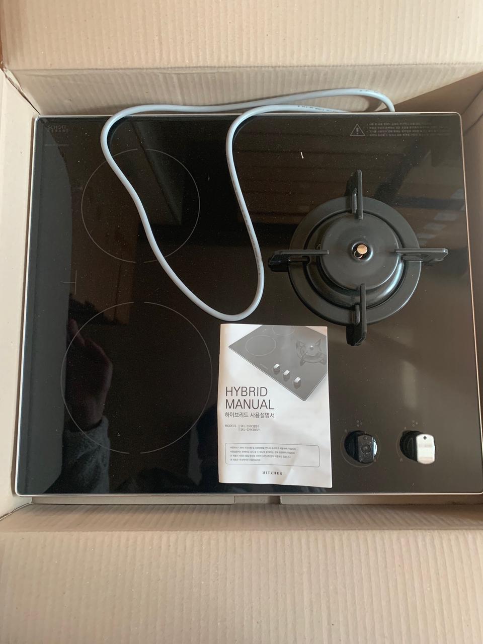 히첸 3구 하이브리드(하이라이트+가스레인지) 딱한개'ㅜ