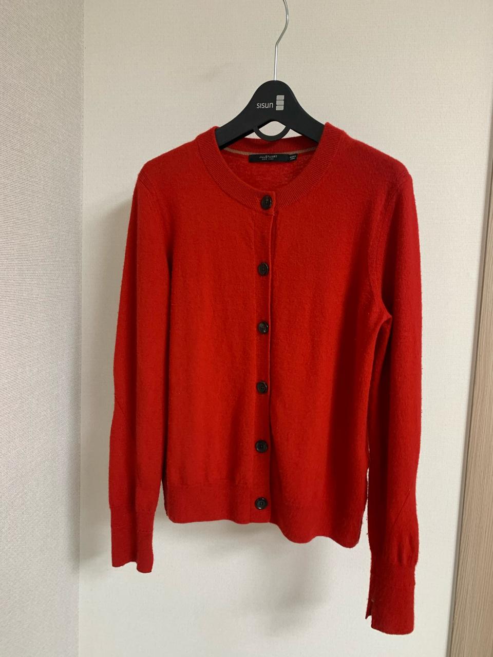 질 슈트어트 울 캐시미어 니트 가디건