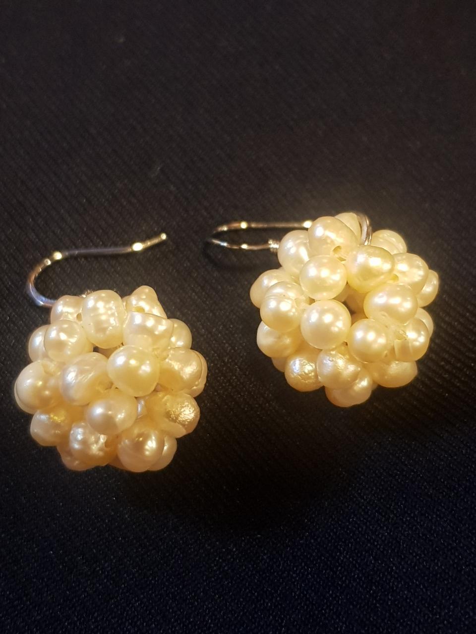 진짜 진주귀걸이^^