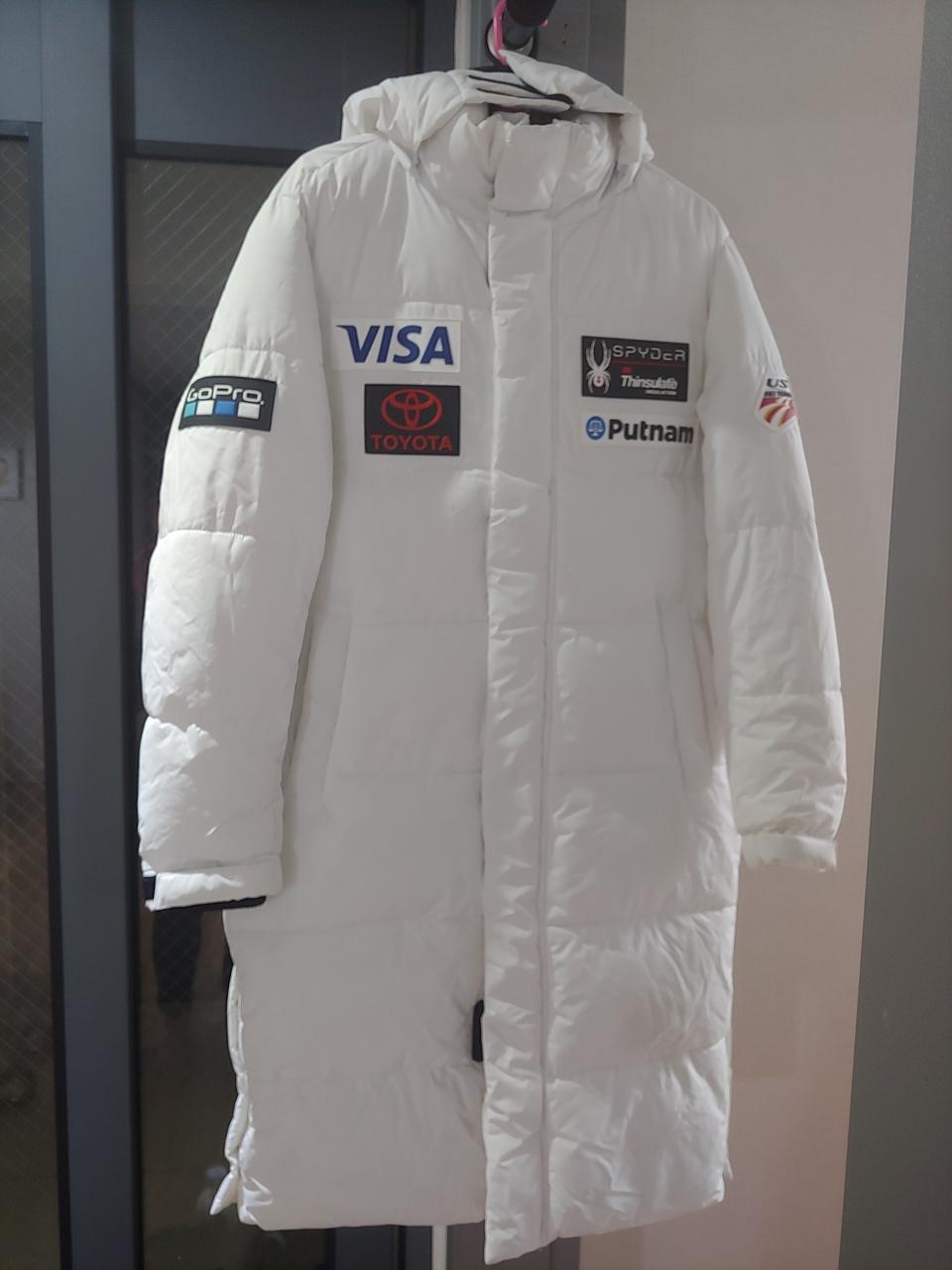 스파이더 롱패딩