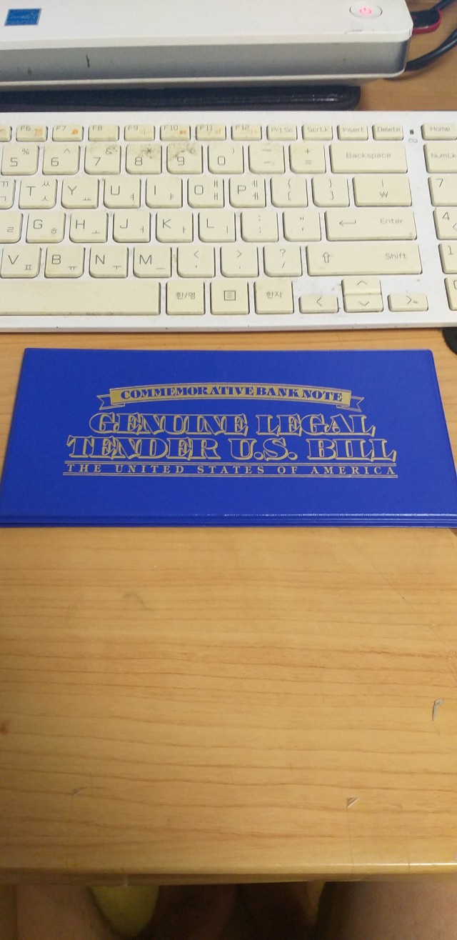 미국 대통령칼라지폐첩~완전미사용