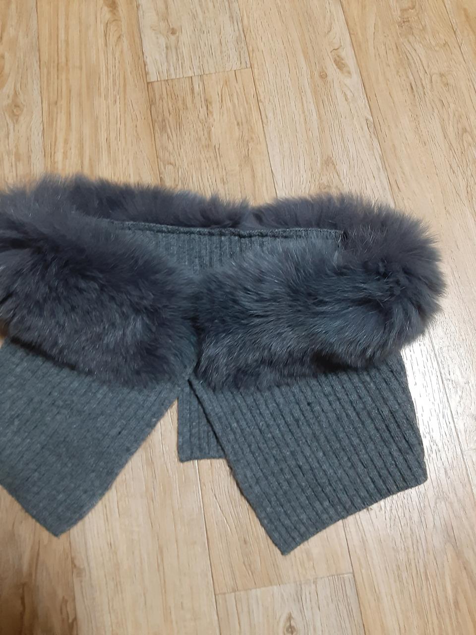 사가폭스 니트  목도리