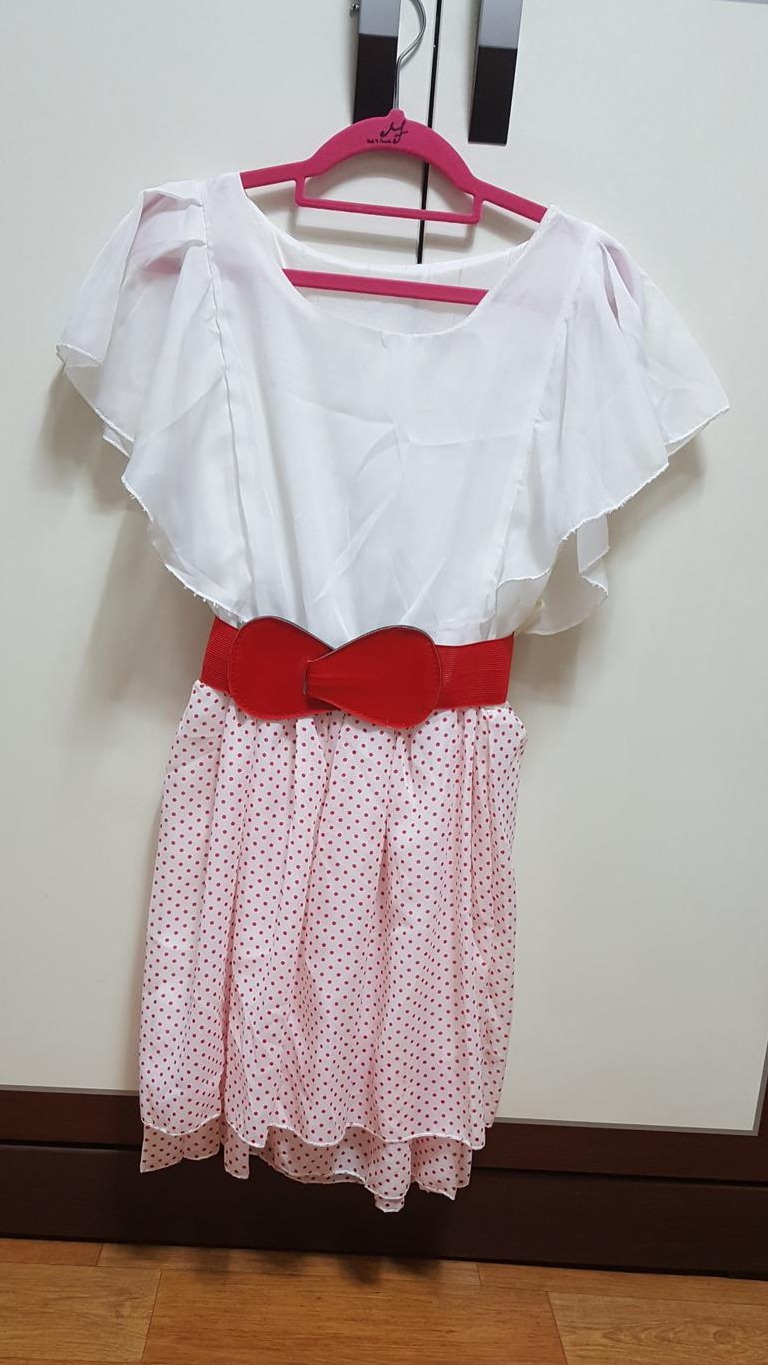 벨트세트 쉬폰원피스