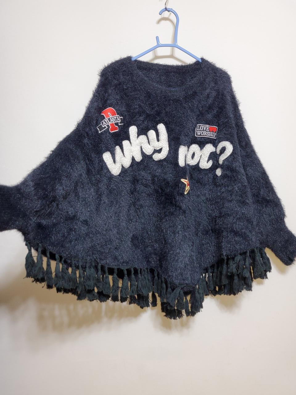 소매 있는 퍼 망토 프리