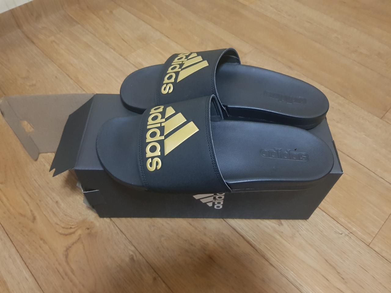 금장 아디다스 슬리퍼 275
