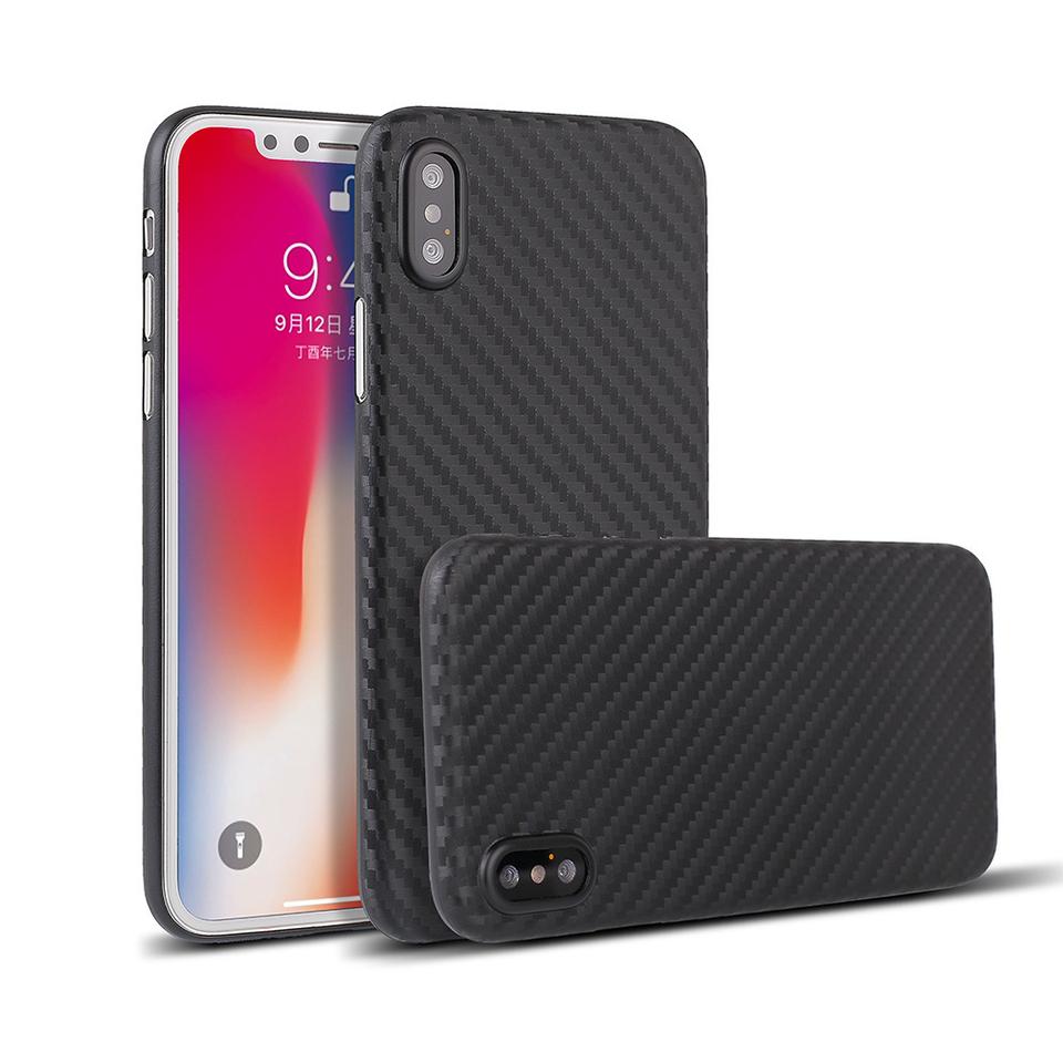 아이폰 XS 슬림 카본 매트 케이스