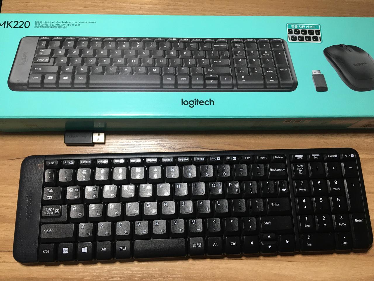로지텍 무선 키보드 MK220 (택배비포함)