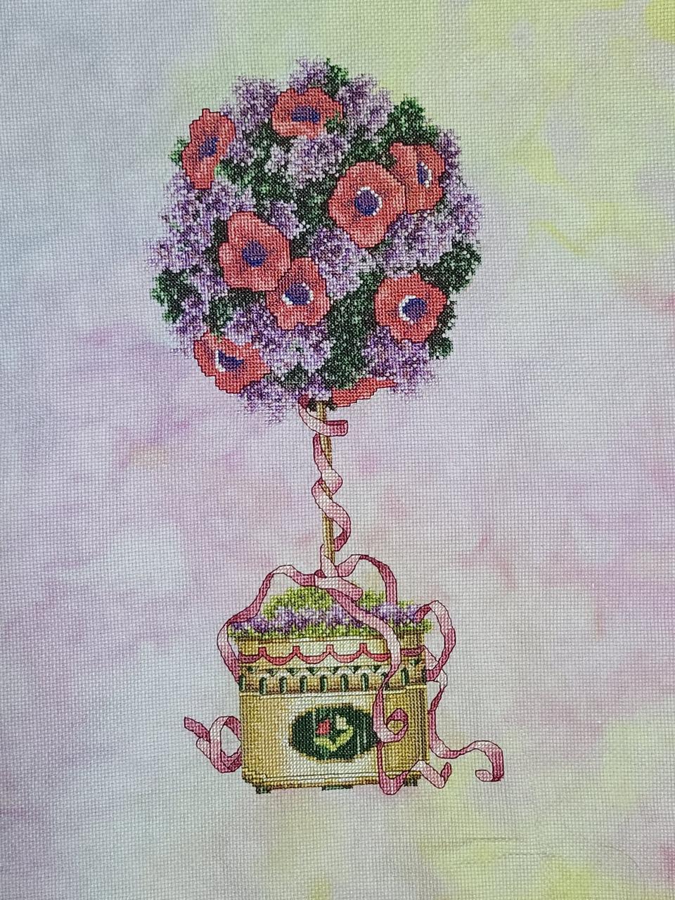 십자수 작품 4개