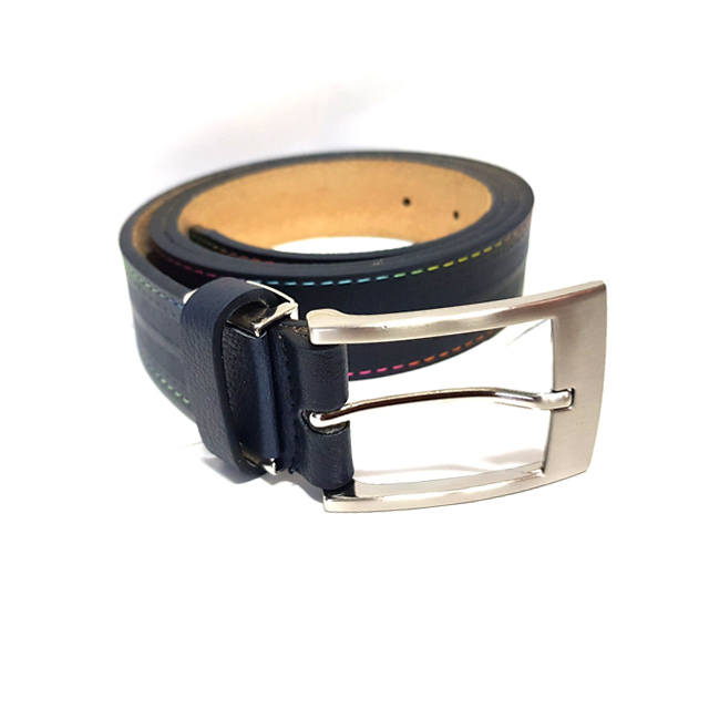 (무배)유니크네이비 고급형 캐쥬얼벨트 택포