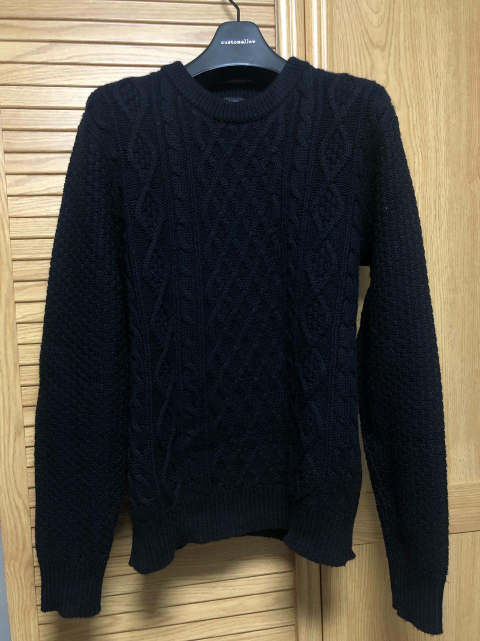 유니클로 케이블니트 다크네이비 L사이즈