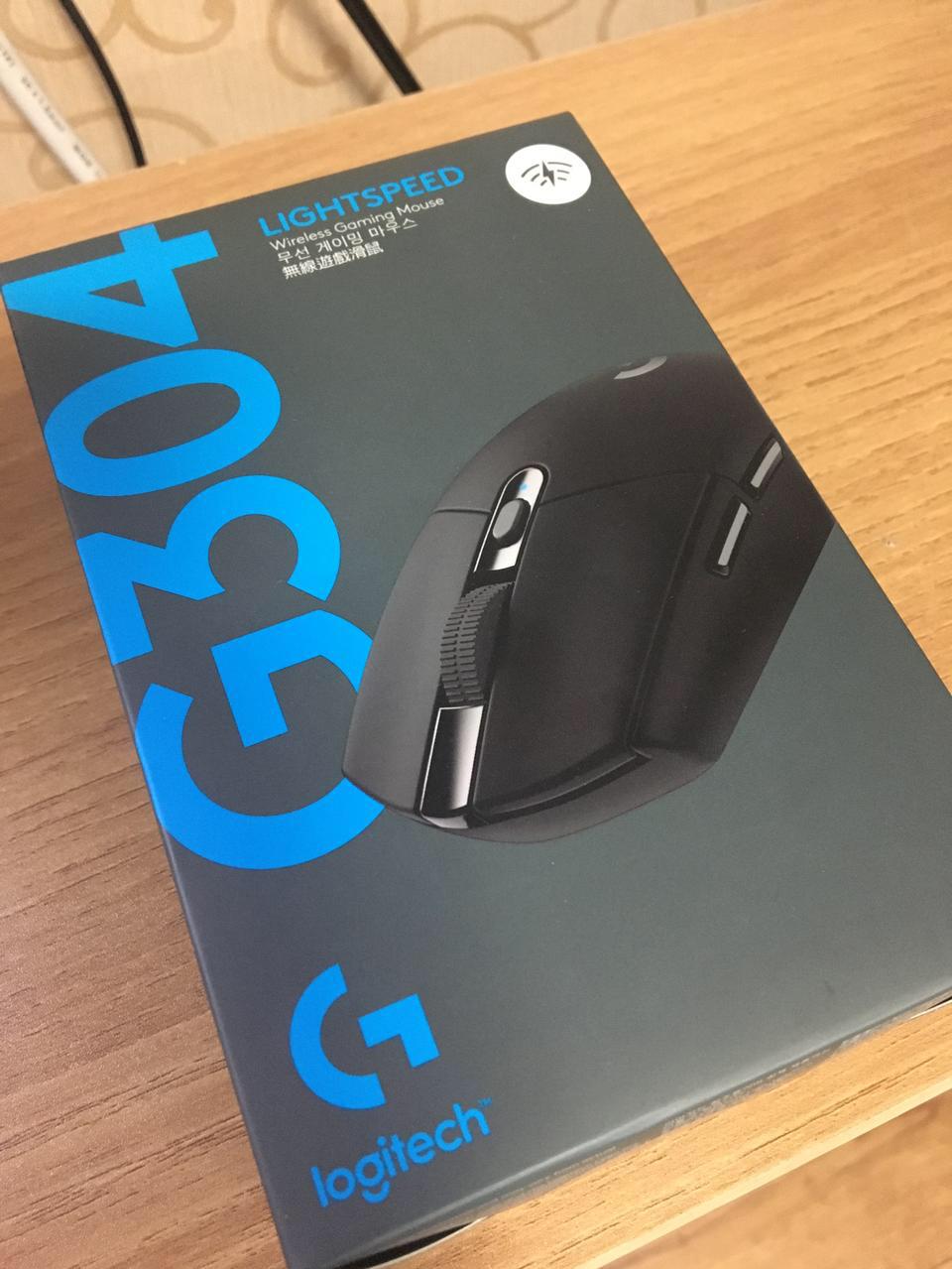 로지텍 G304 무선 마우스 블랙 미개봉 국내 정품