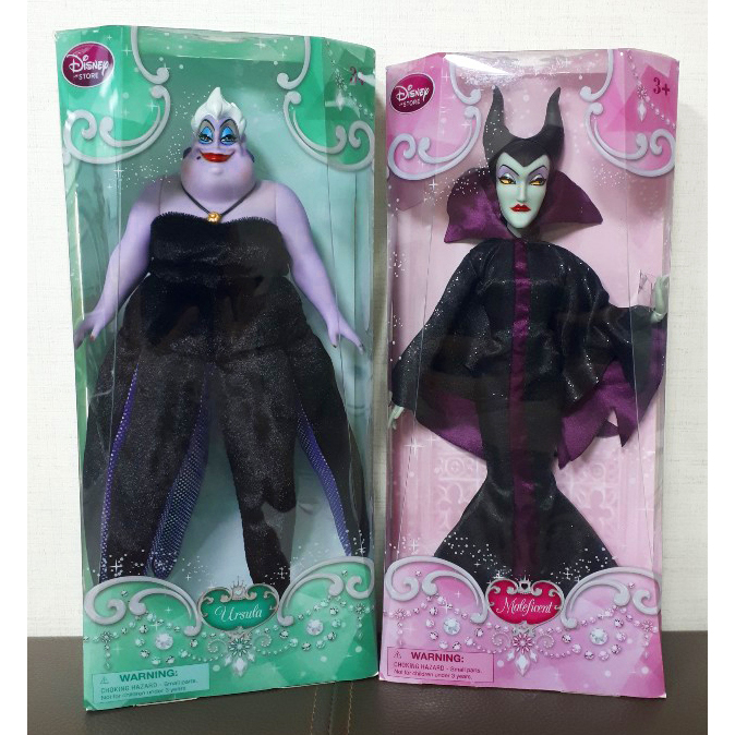 디즈니 정품 우슬라, 말레피센트 인형/ 디즈니스토어, 빌런인형