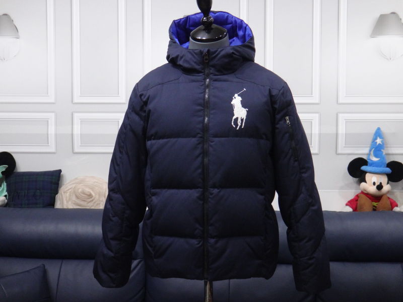 (95호) 폴로랄프로렌 남여공용 네이비 빅포니 다운점퍼