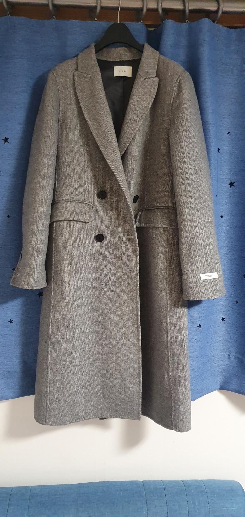 핸드메이드 헤링본롱코트