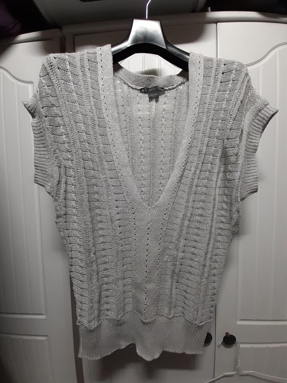 아르마니 익스체인지 면니트조끼 중고 판매합니다