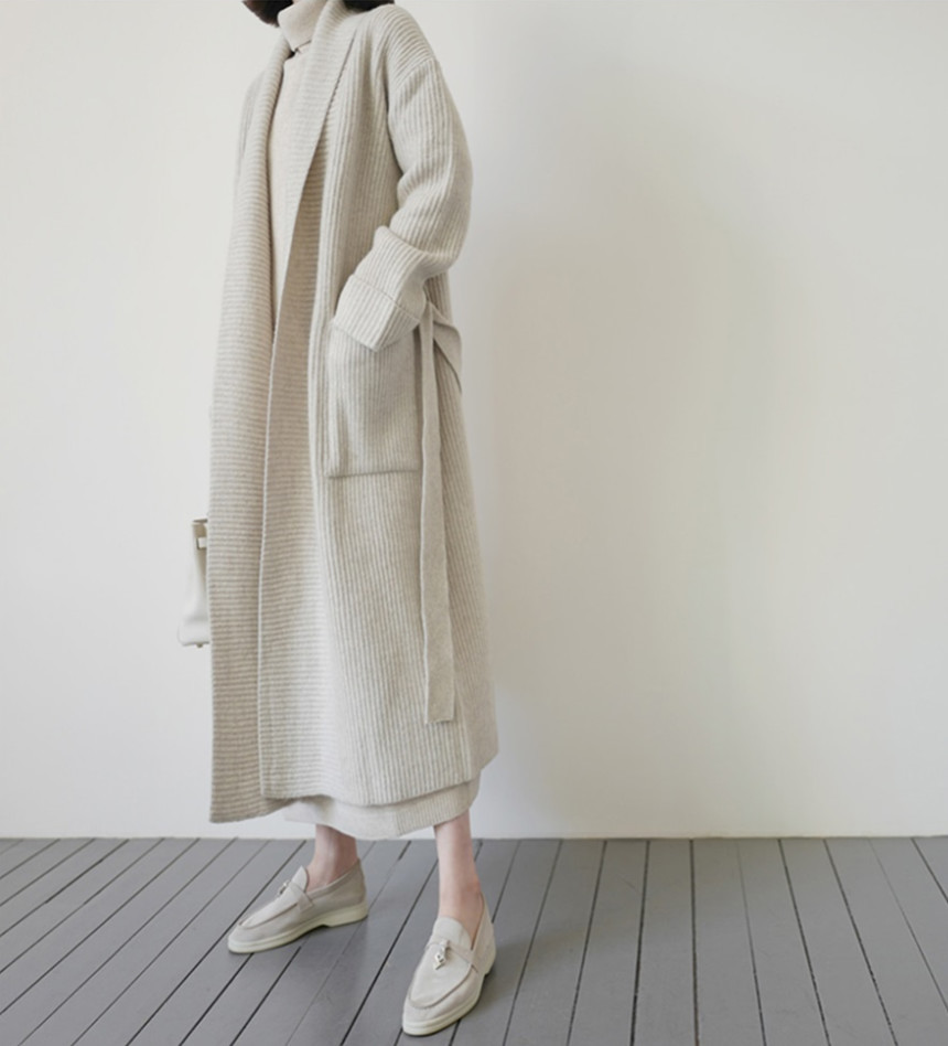 새상품)도톰 촉촉 롱가디건 4컬러