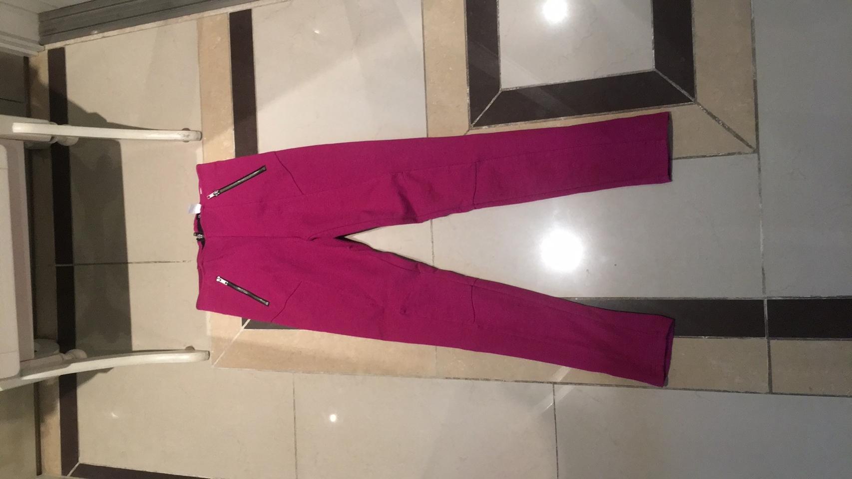 미사용  H&M 지퍼 스판팬츠