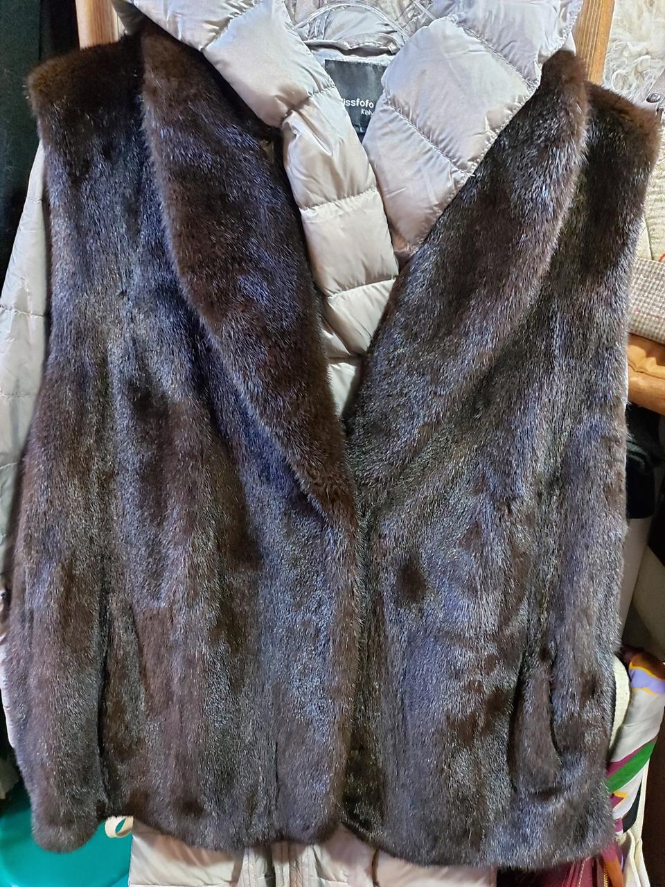 진도블랙그라마밍크조끼