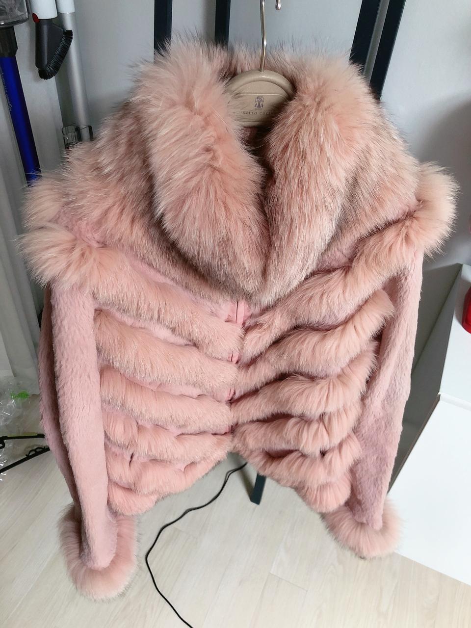 사가폭스 퍼자켓 코트