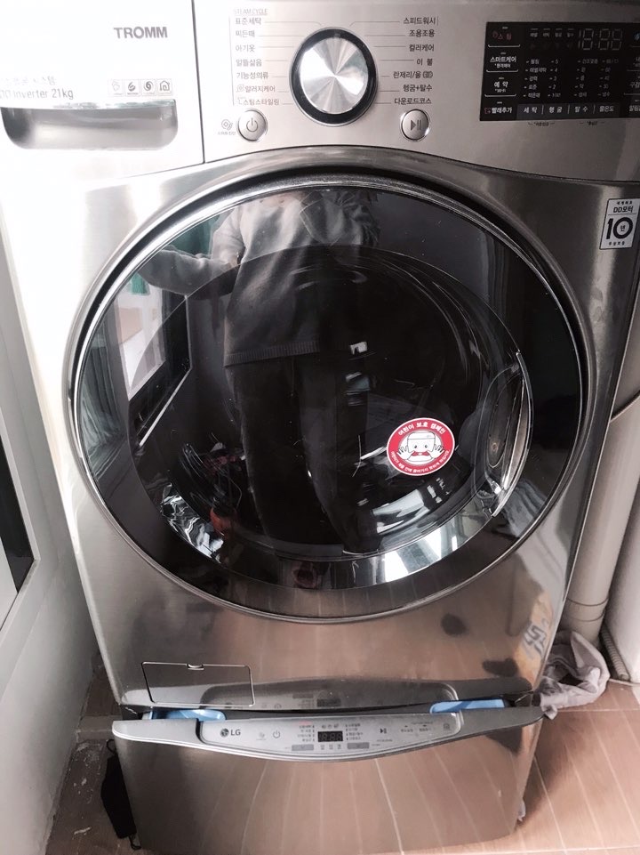 부산lg트윈워시세탁기21kg+4kg
