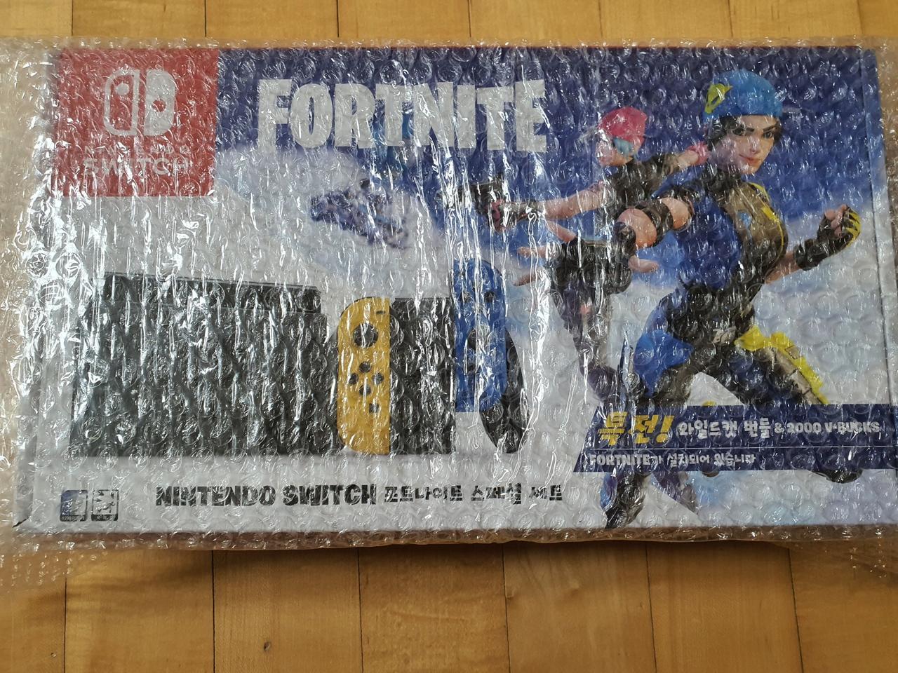 (새제품) 닌텐도 스위치 포트나이트 에디션 한정판