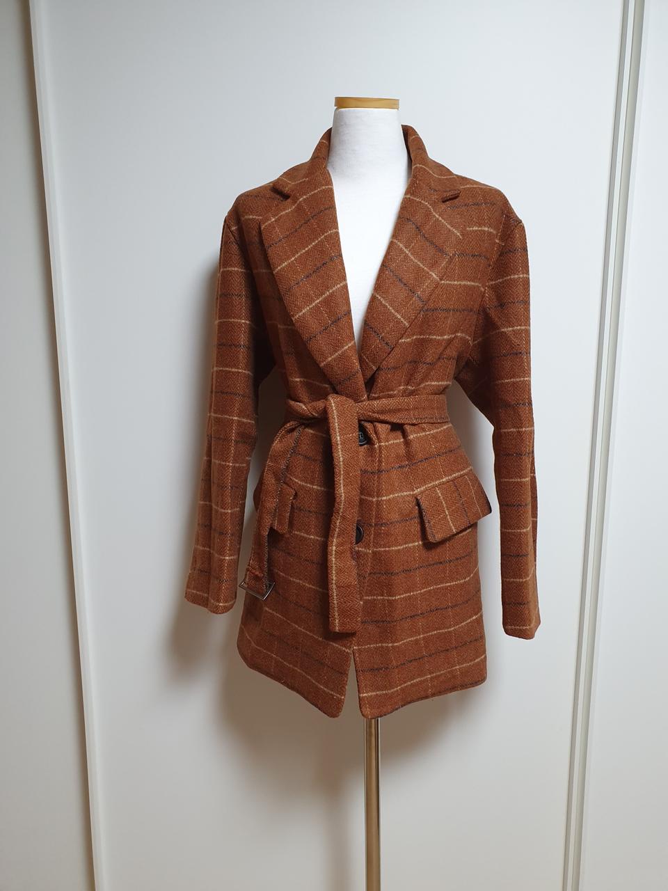 벨트 누빔 코트 새제품!(특가진행)