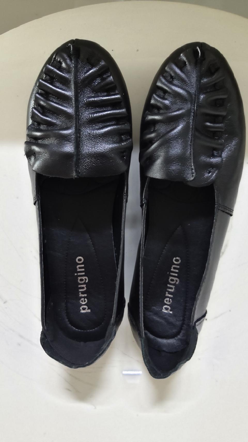 ■새상품|미착용■여성 발편한 가죽 단화 235