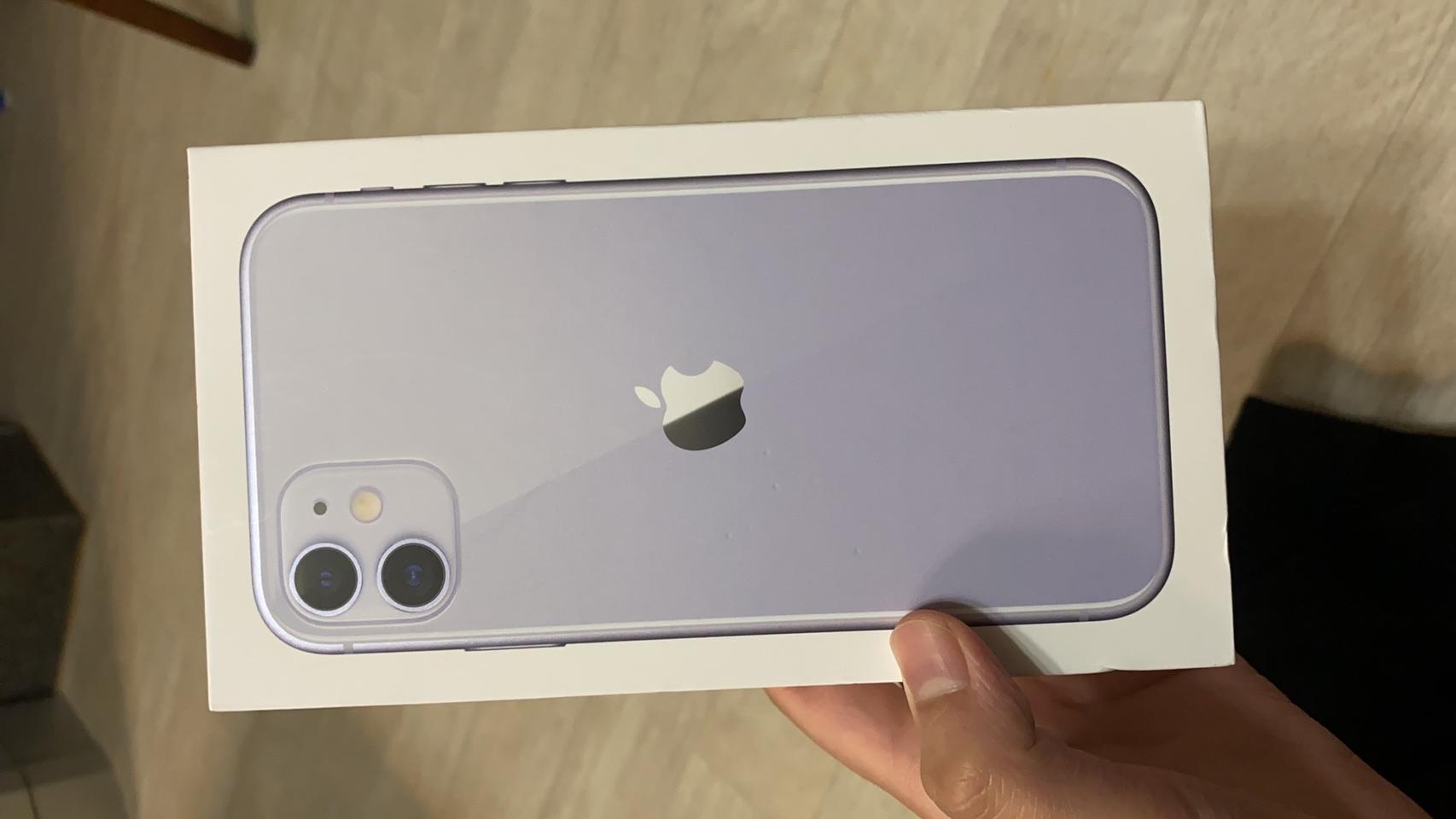 아이폰 11 퍼플 박스