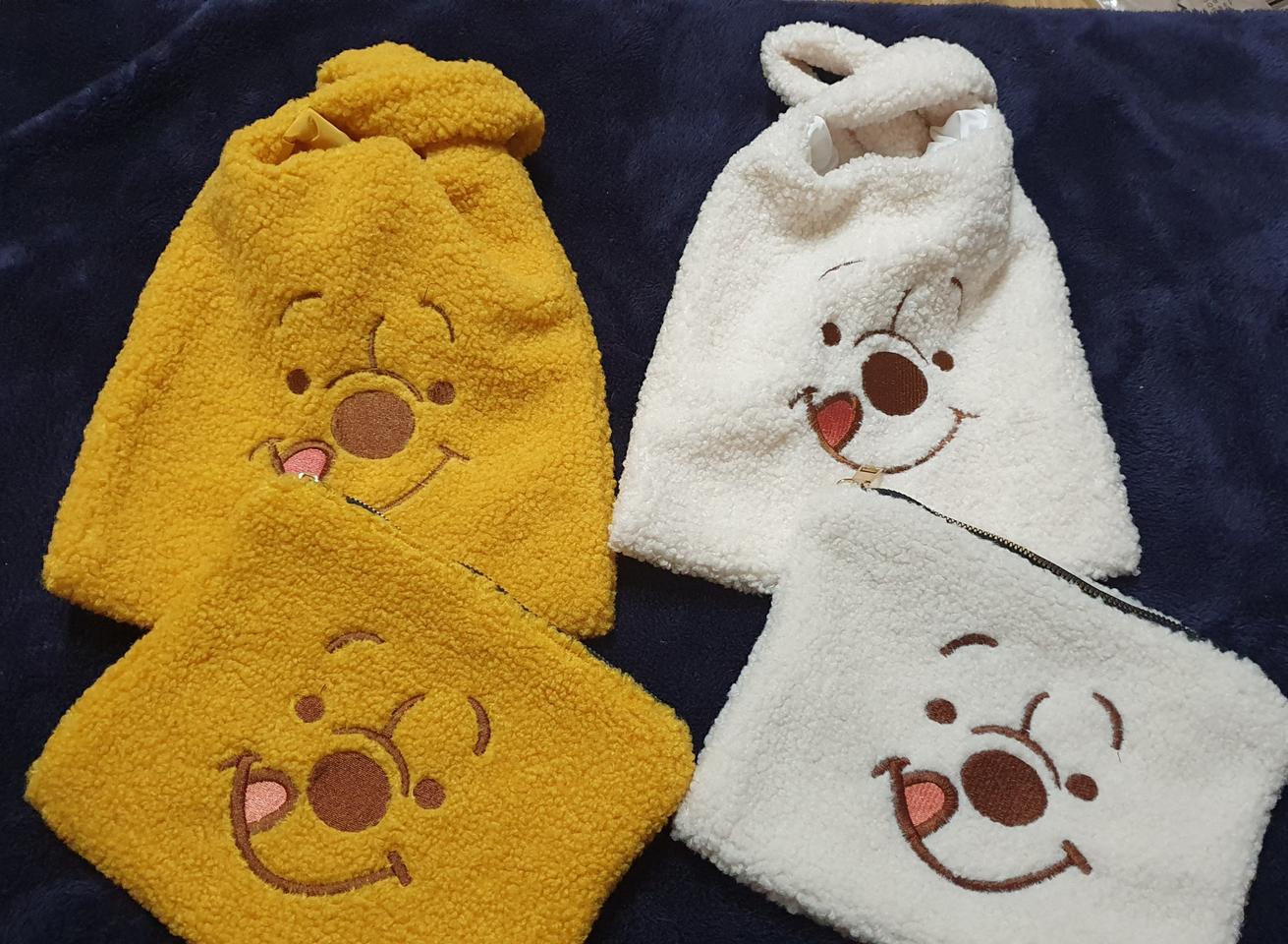 뽀글이 캐릭터가방 인조양털 가방/파우치