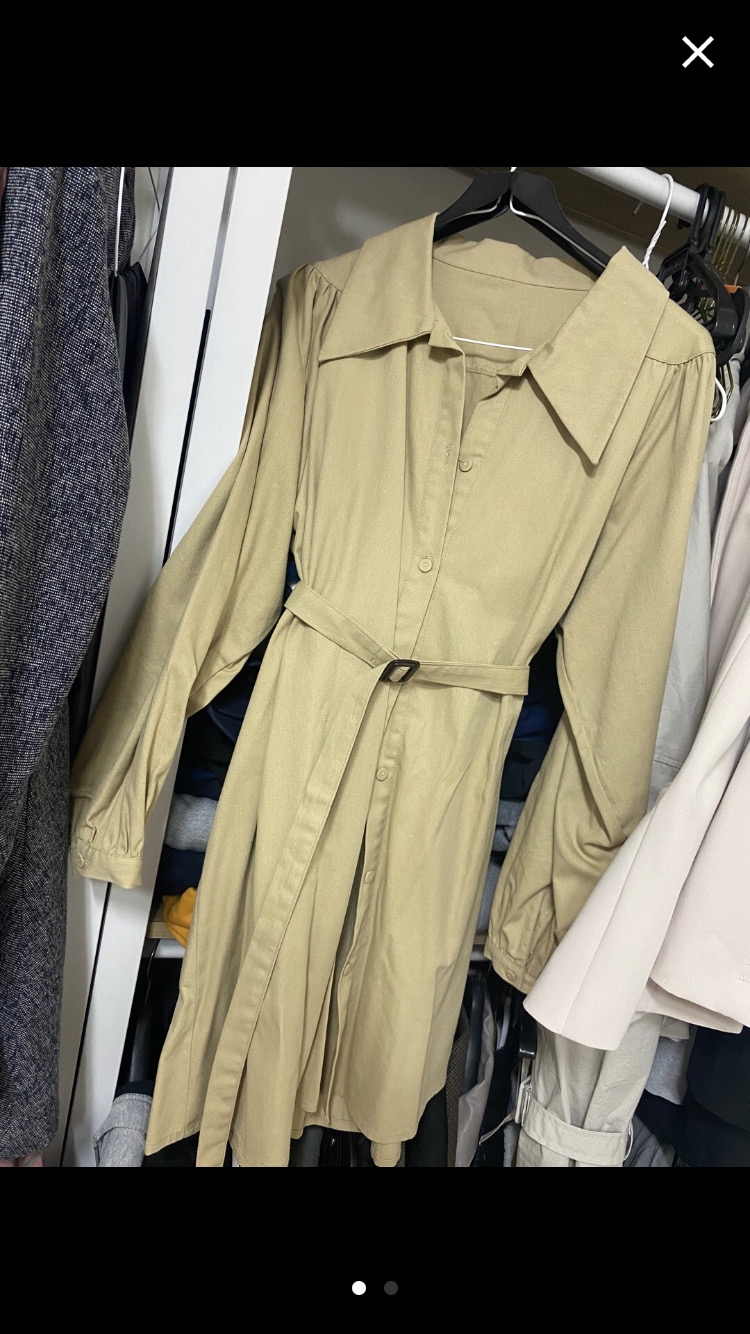 여성 셔츠원피스