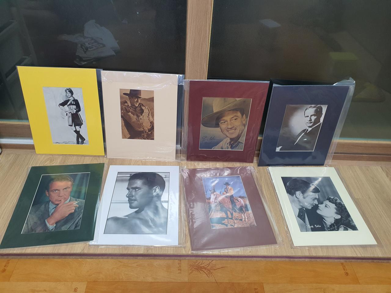 헐리우드 배우 명화속 인물중심 사진8장일괄 인테리어소품