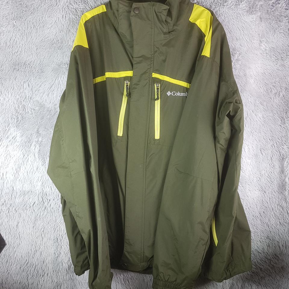 정품 콜롬비아 바람막이 등산 운동복 스키 보드 복 트레이닝 남성 XL사이즈