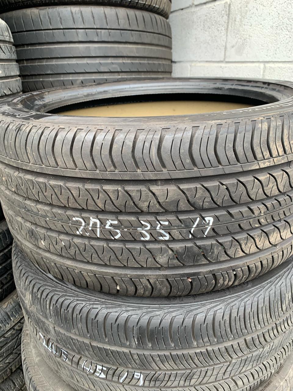 275 35 19 콘티넨탈rx 중고타이어 1개 트레드90프로