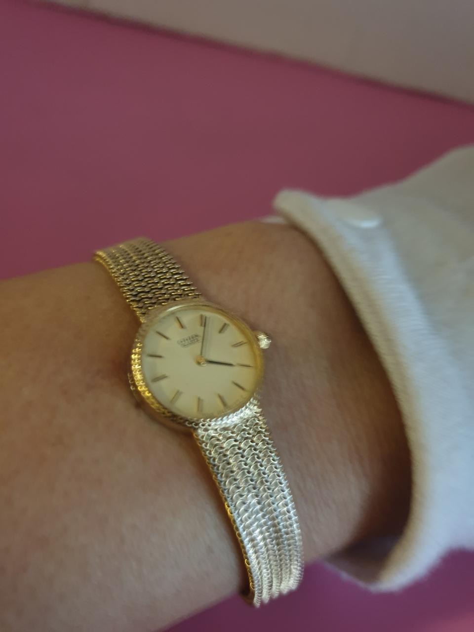 시티즌 올금장 여성용 메탈 시계