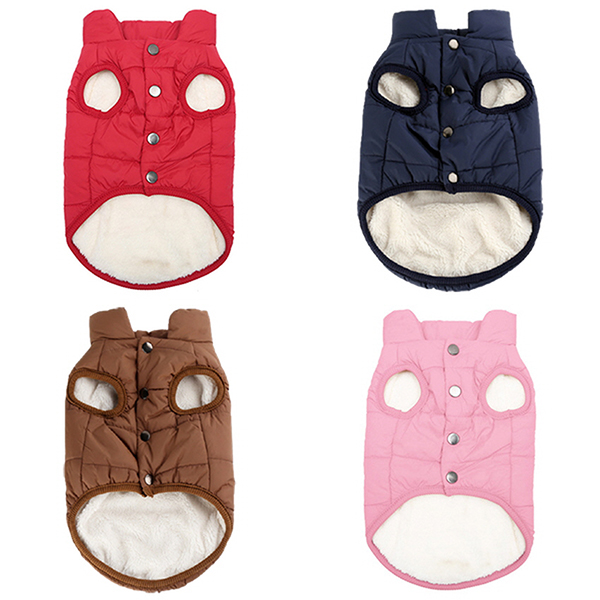 인기만점 강아지 겨울패딩조끼 (4color) S-3XL 중형견 대형견옷