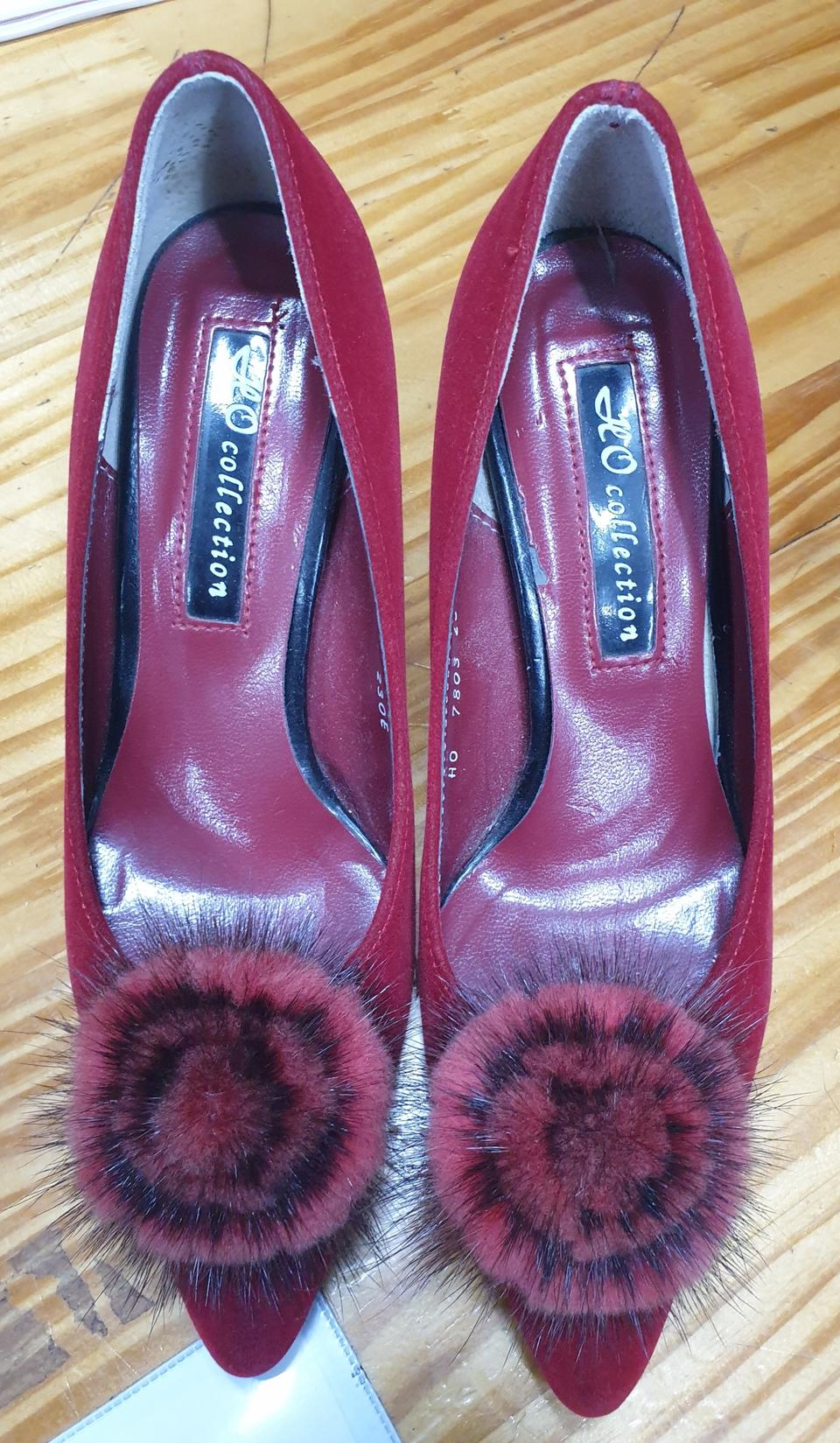 빨강 구두 7센치230