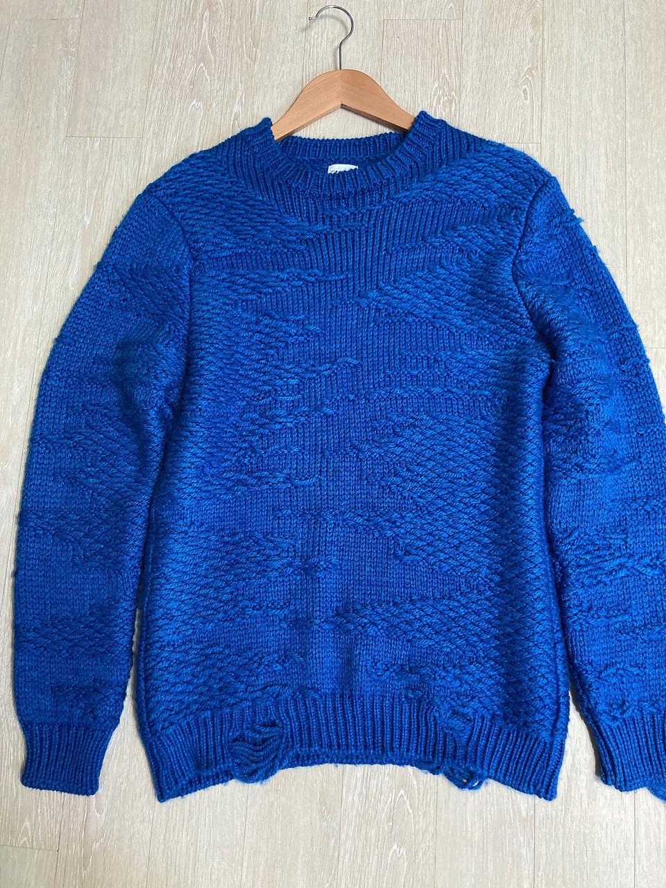 자라 코발트 니트