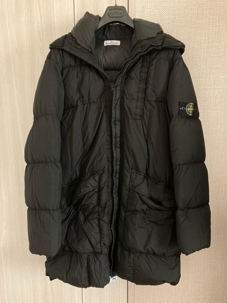 스톤아일랜드 크링클랩스 롱패딩