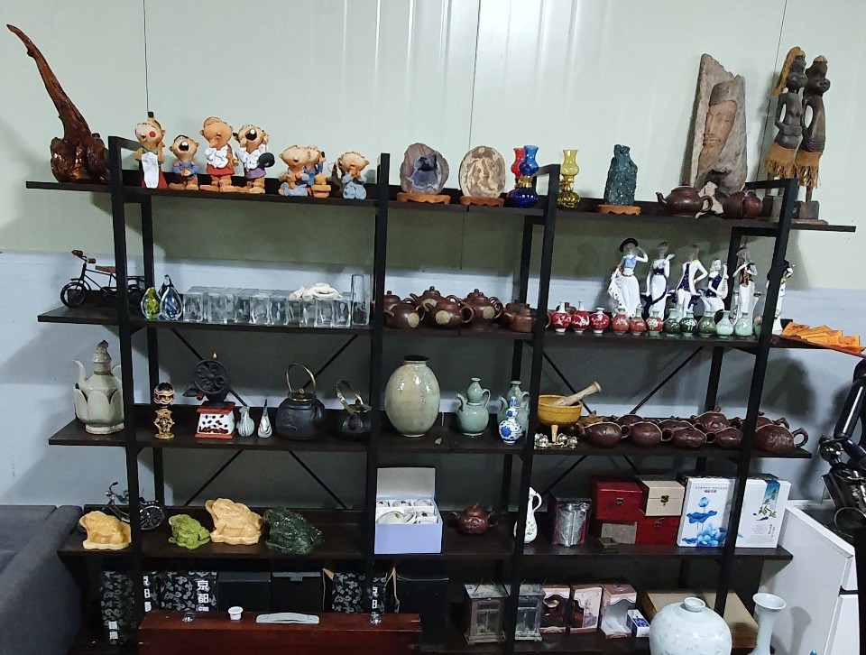 동 브론즈 엔틱 장식 소품