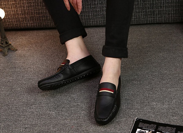 슬립온 플랫 구두 신발 남성 스니커즈 단화 275~280